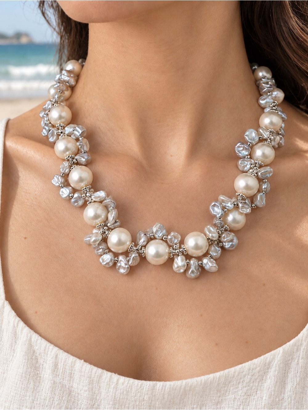 Ezra Pearl Necklace